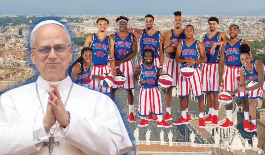 Papa León XIV recibe a los Harlem Globetrotters en el Vaticano