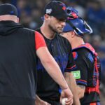 Max Scherzer, baja en Azulejos por tendinitis y lesión de tobillo