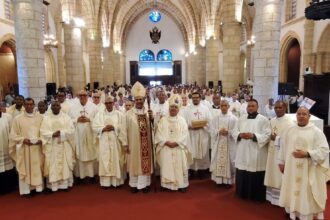 Sacerdotes de Santo Domingo renuevan promesas en Misa Crismal