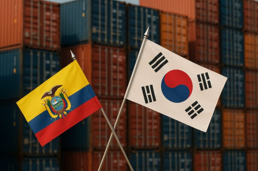 Ecuador y Corea del Sur firman acuerdo para ampliar exportaciones