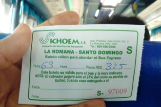 Pasajes suben hasta RD$50 en La Romana pese a subsidio estatal