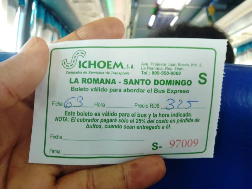 Pasajes suben hasta RD$50 en La Romana pese a subsidio estatal