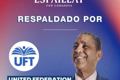 Sindicato UFT respalda reelección de Adriano Espaillat en NY