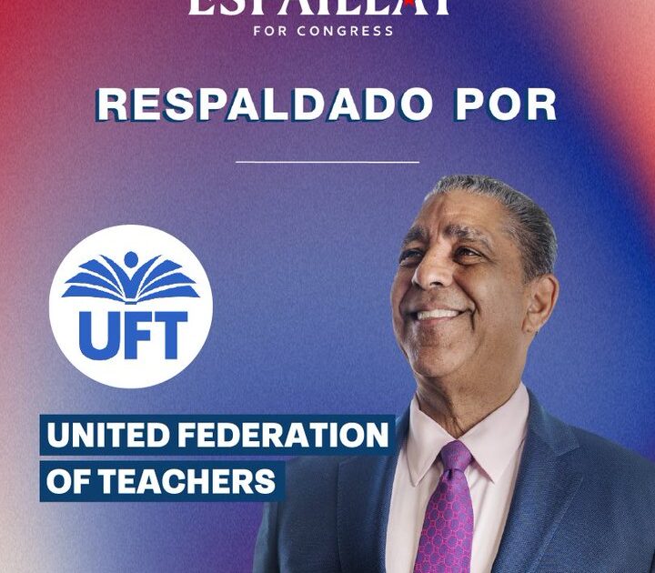 Sindicato UFT respalda reelección de Adriano Espaillat en NY
