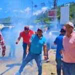 Alcalde de Tireo protesta en Suriel; exigen obras en La Vega